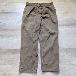 Altamont Apparel Men's 33 Chino Pants Brown Khaki Skateboarding Skater Y2K Flaw